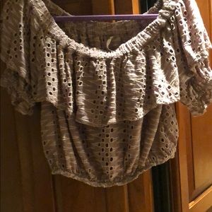 Off the shoulder top
